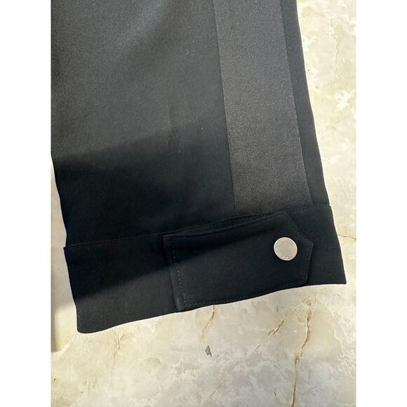 RAG & BONE Black Tuxedo Trim Cropped Cargo Ankle Pants Women Size 00 - Picture 5 of 10